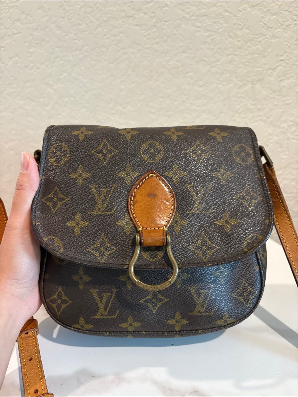 Louis Vuitton LP0970 MM Saint Cloud Brown Monogram Crossbody Bag - Picture 6 of 14
